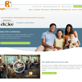 Reagin Orthodontics: Web Design, Web Development, Website Hosting, Google Ads, Ongoing Marketing