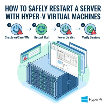 How to Safely Restart a Server with Hyper-V Virtual Machines