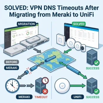 SOLVED: VPN DNS Timeouts After Migrating from Meraki to UniFi