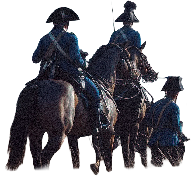 SC Revolution Soldiers on horseback
