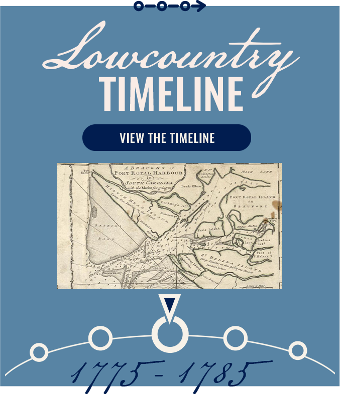 Lowcountry Timeline 1775-1785